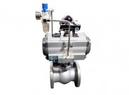 氣動偏心半球閥